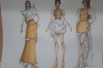 make unique fashion illustrations that inspire people