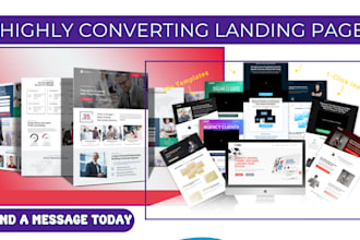 design landing page hubspot swipe pages tilda leadpages clickfunnels gohighlevel