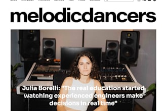 publish an interview, review or article on melodic dancers