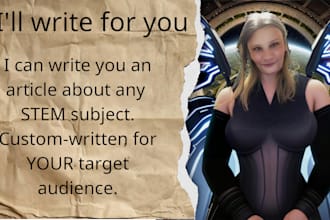 write an article for your blog or website on any stem topic
