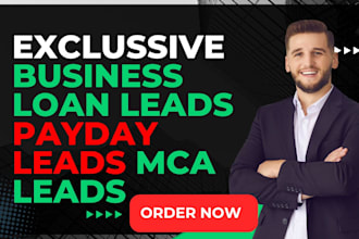 generate hot mca leads business loan leads payday loan leads business loan leads