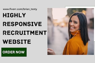 design recruitment agency business job board portal staffing  healthcare website