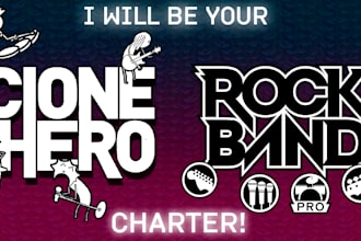 make any song for clone hero, yarg and rock band