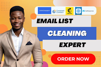 clean your email list on mailchimp activecampaign getresponse constant contact