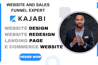 design kajabi website, kajabi landing page, sales funnel, online course, kajabi