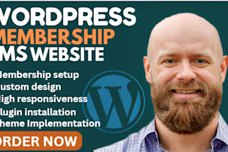 develop customize membership website subscription community website lms website