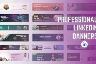 do elegant linkedin banners covers