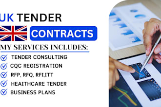 write UK healthcare and nhs tender proposals and cqc documents