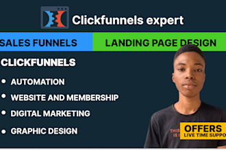 help you create a funnelish website for you