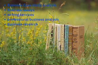 do international business case studies, analysis and write reports for you