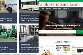 design a bidding, multivendor, an online auction website