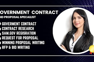 write government contract proposal bid proposal rfp rfq