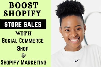 setup facebook ads instagram promotion tiktok  ads ecommerce shopify marketing