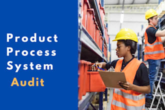do onsite technical audit process, verify quality system