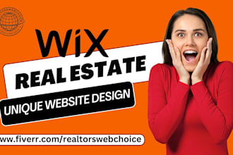 design real estate wix website real estate investor wix website