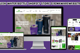 design highselling water bottle shopify store tumbler store water bottle website