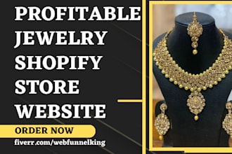 build jewelry accessories fashion beauty dropshipping shopify store website
