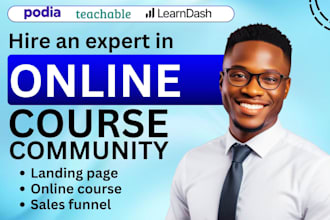design online course website with kajabi, podia, mighty networks, learnwords