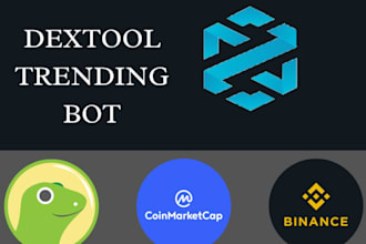 do top trending bot for you, pinksale bot, dextools bot, dexscreener bot, cmc cg