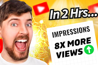 design attractive clickbait amazing youtube thumbnail in 2hr