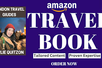 amazon kindle travel book, amazon kdp  ebook writer ghostwriter travel guides