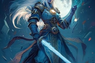 create your dnd character art based on your idea