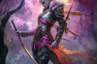 do a dnd character art and dnd character illustration