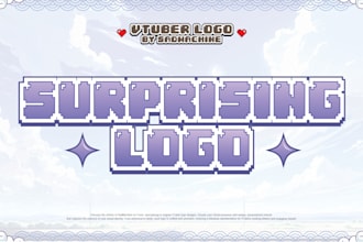 design a surprising vtuber or streamer logo