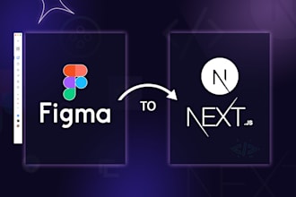 convert figma to react nextjs web application