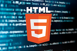 fix any HTML Issue or Bug
