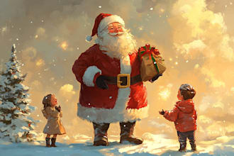 do christmas illustrations and cards for you
