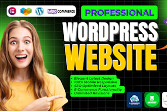 create your dentist and restaurant wordpress website and ecommerce online store
