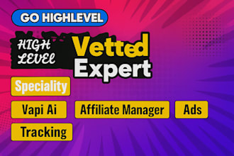 setup go highlevel affiliate manager conversational ai vapi ai ads tracking ghl