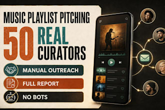 pitch your song to 50 real spotify playlist curators
