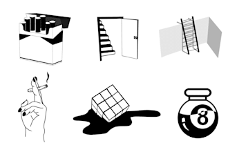 draw minimalist line art  and illustration