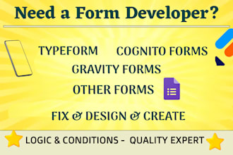 create survey type or jot form online, fillable pdf conditional web form expert