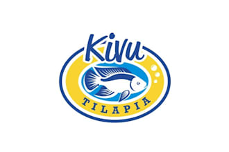 design premium custom fish farm logo