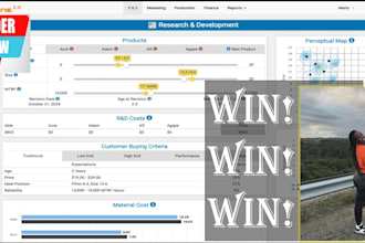 help in cesim and capsim, presentation and reports