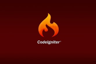 make a custom website in the codeigniter PHP framework