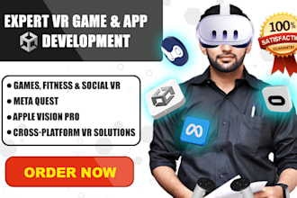 develop VR games or apps in unity