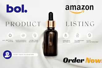 design winning product listings for bol, amazon, shopify