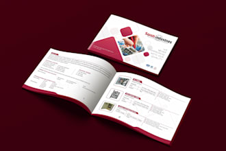 design bi fold, tri fold brochure, flyer, catalogue