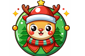 design classic amazing christmas santa mascot logo