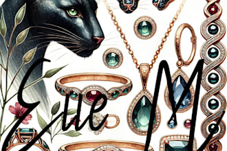 design stunning jewelry design concepts with tech pack