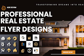 design mordern real estate construction roofing business event sports flyers
