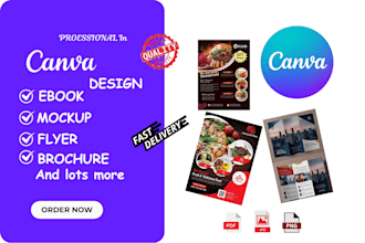 canva ebook flyer canva brochure mockup poster editable canva workbook