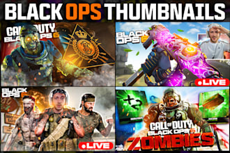design call of duty black ops thumbnails