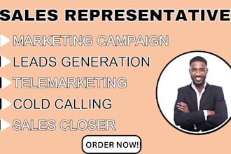 your dedicated sales representative, agent, closer, and online sales expert