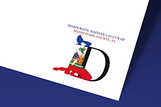 make a modern political campaign logo design