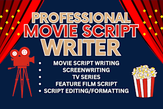 ghostwrite standard feature movie script, recap, tv series, tv pilot screenplay